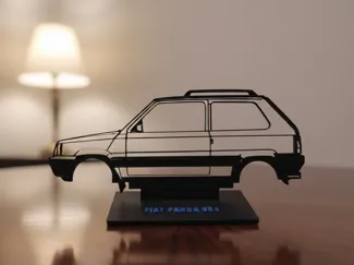 Silhouette Fiat Panda 4x4