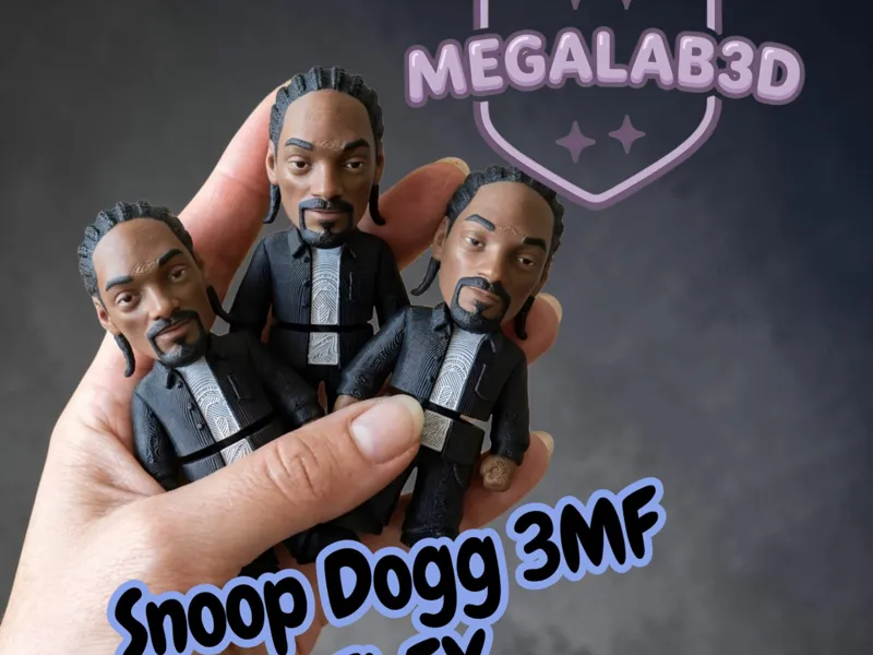 Snoop Dogg 3mf free MegaLab3D