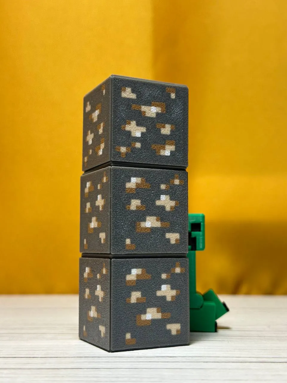 Minecraft Iron Ore Block - Free 3D Print Model - MakerWorld
