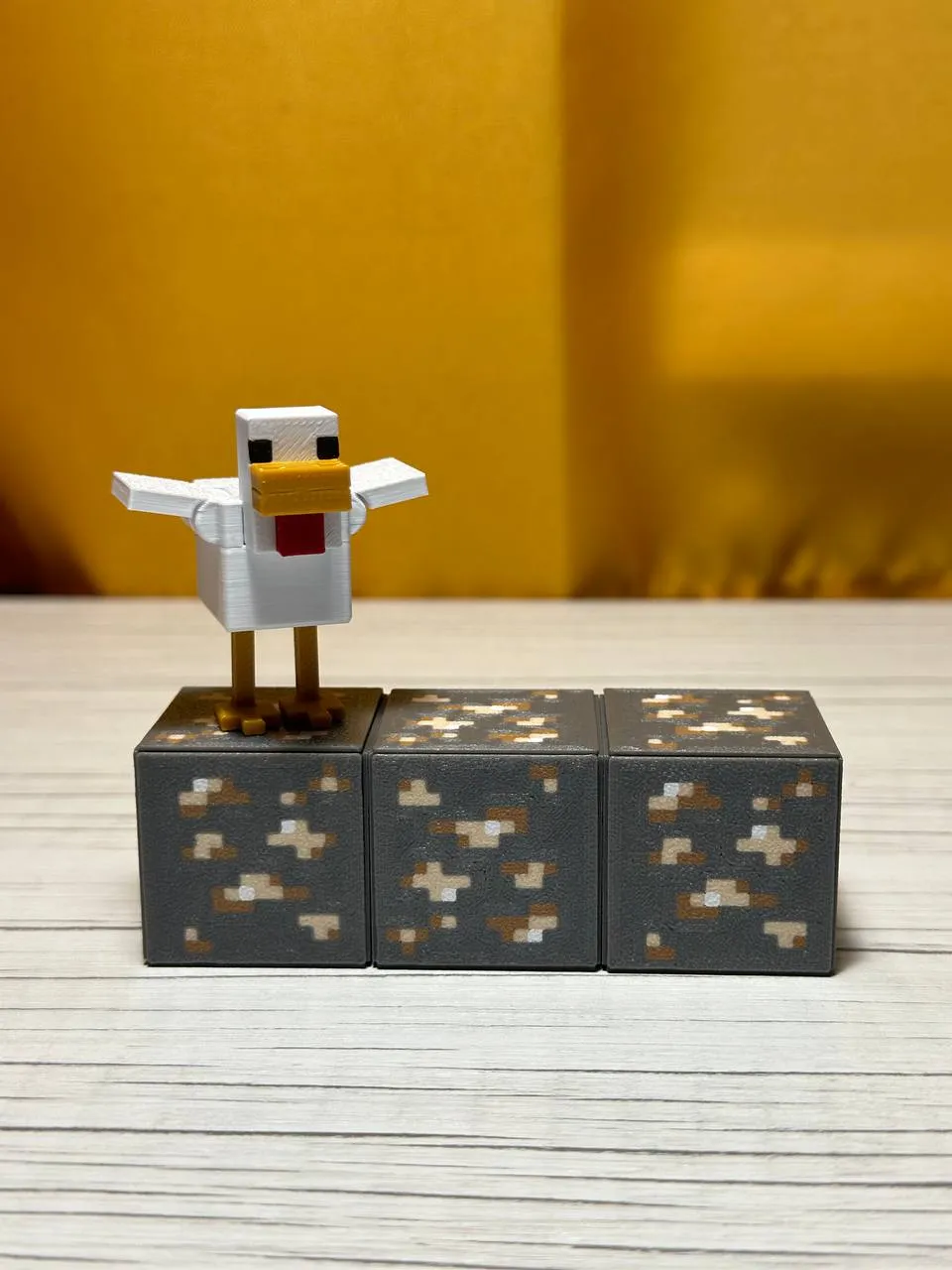 Minecraft Iron Ore Block - Free 3D Print Model - MakerWorld