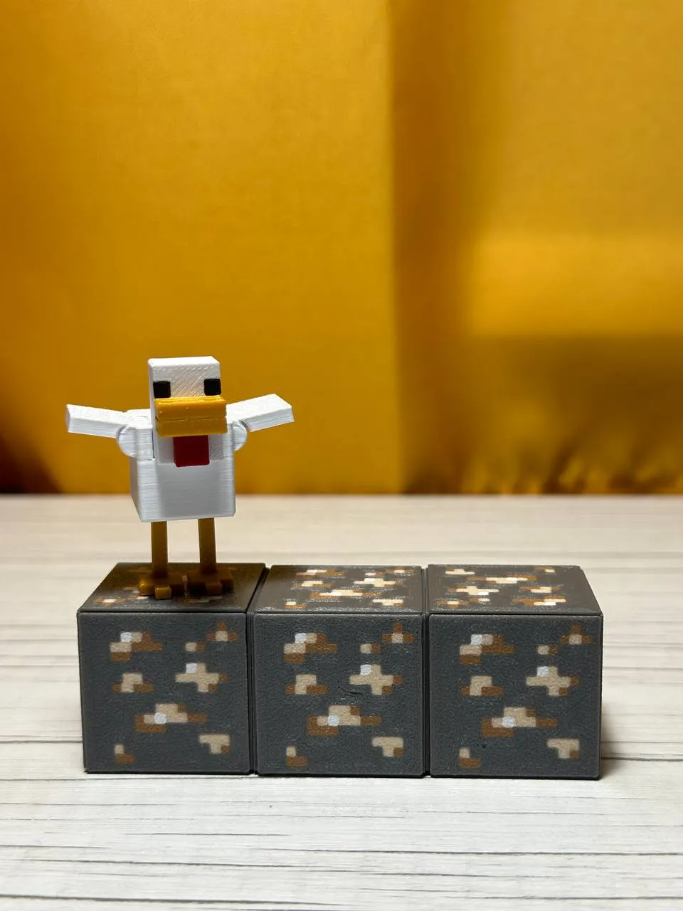 Minecraft Iron Ore Block - Free 3D Print Model - MakerWorld
