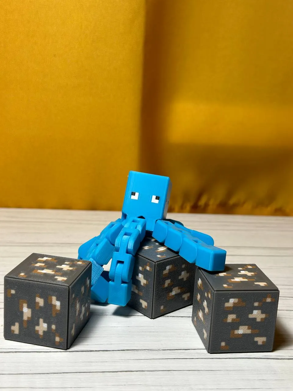 Minecraft Iron Ore Block - Free 3D Print Model - MakerWorld