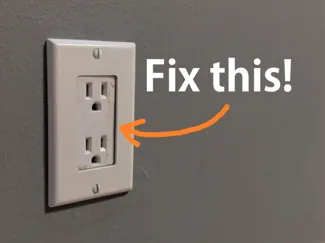 Power Outlet Spacers with notches (2 and 4 mm)