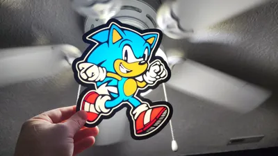 Senic Led Light Box Sonic the Hedgehog - LED Light Box - Free 3D Print Model - MakerWorld