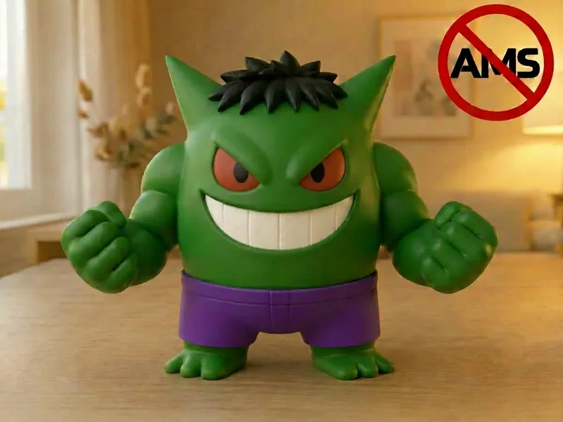Gengar x Hulk – Figurine (AMS + No AMS Versions)