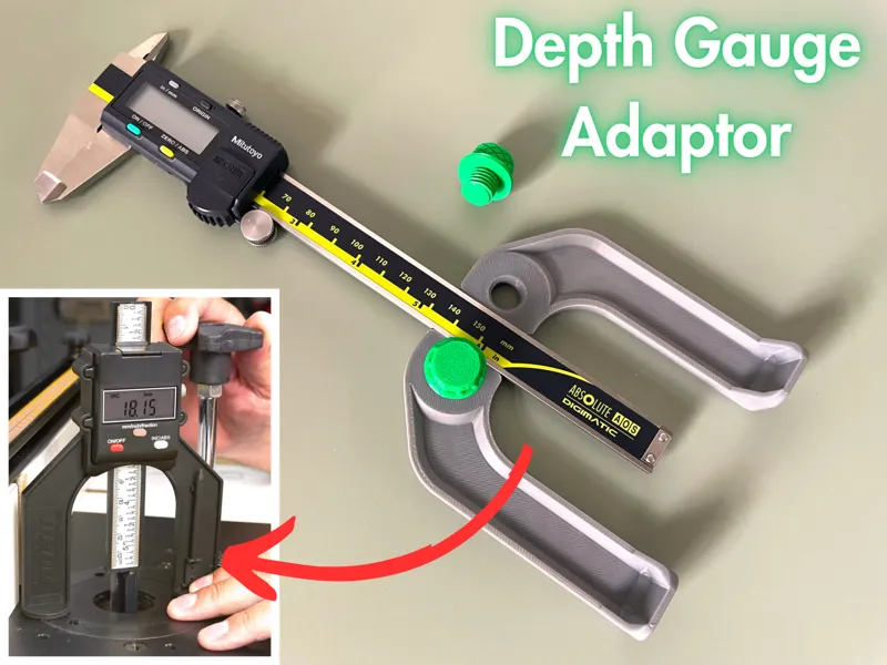 Digital Caliper Depth Gauge Adaptor