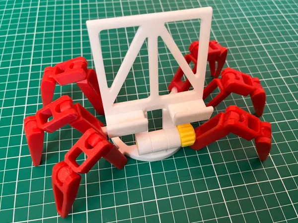 Support de charge hexapode pour téléphone