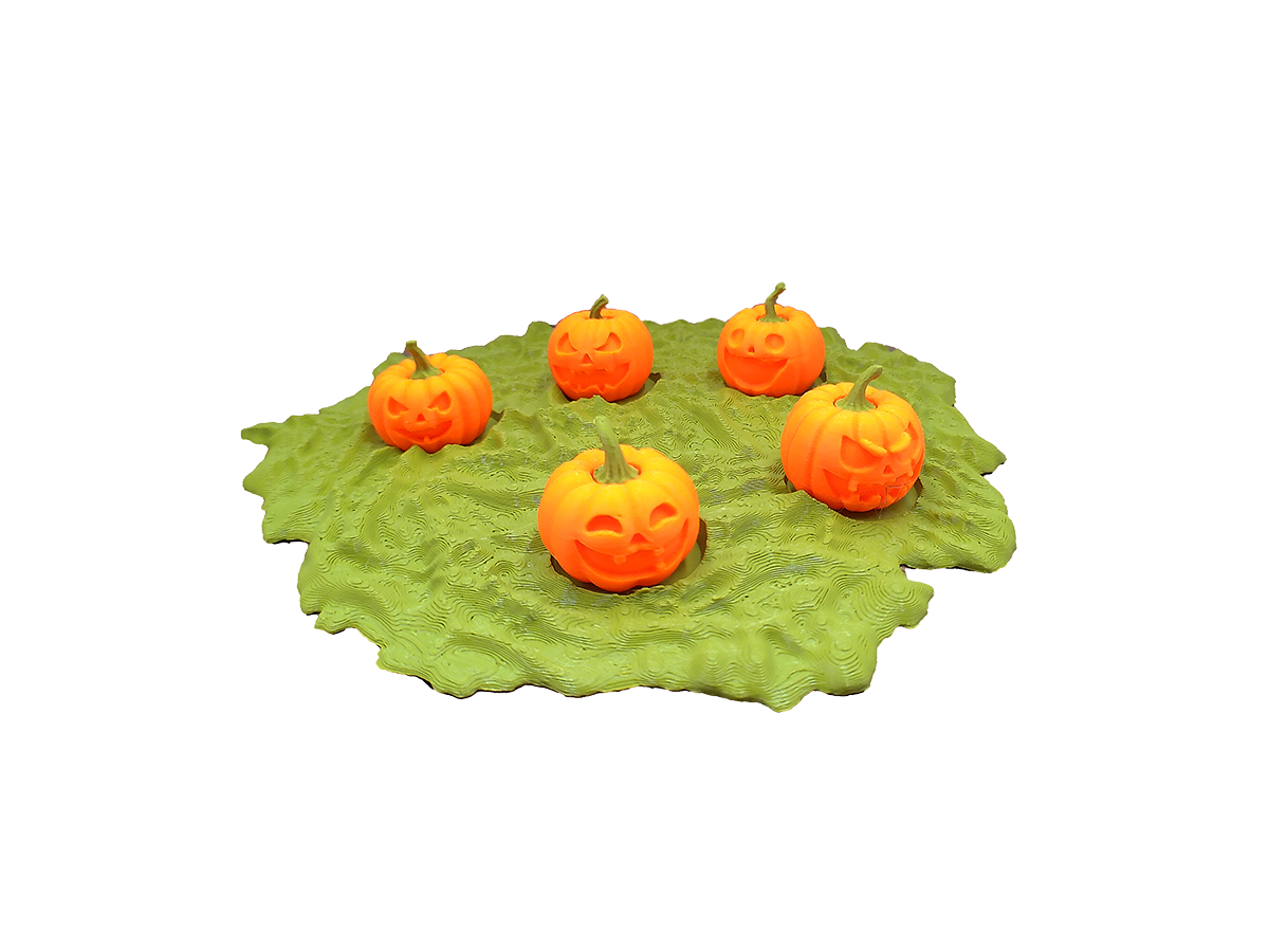 Miniatura 2 do modelo 3D WLM - Halloween Pumpkin Patch
