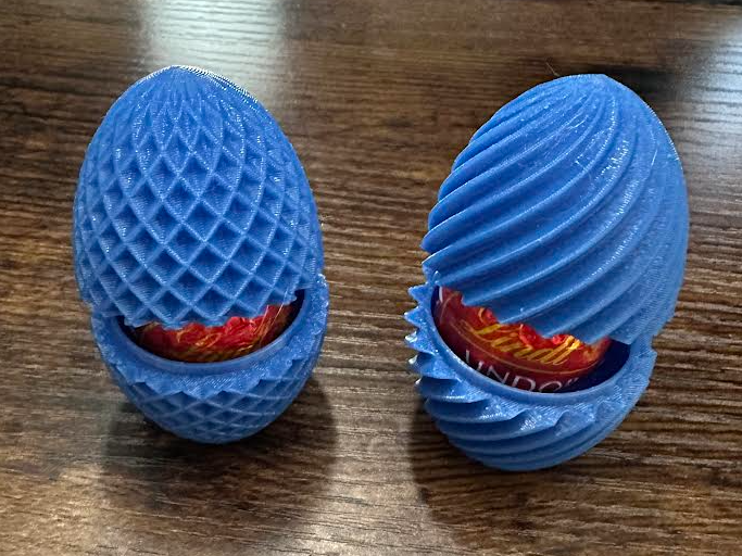 Patterned Easter Eggs