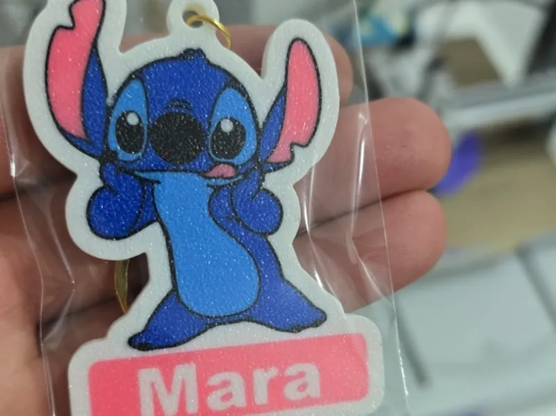 Porta-Chaves Stitch Personalizável C/ Nome