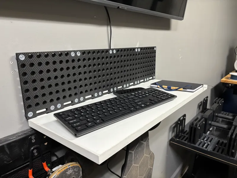 Threadboard Hanging Shelf Desktop Combo