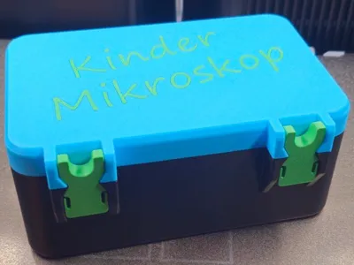 Edubini Storage Box Microscope Kids Snaplock