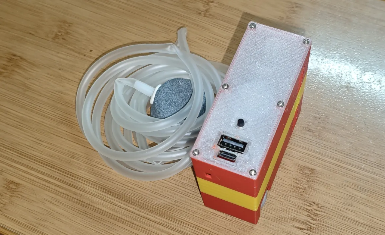 鱼缸增氧泵 21700单节版本 air pump view 2