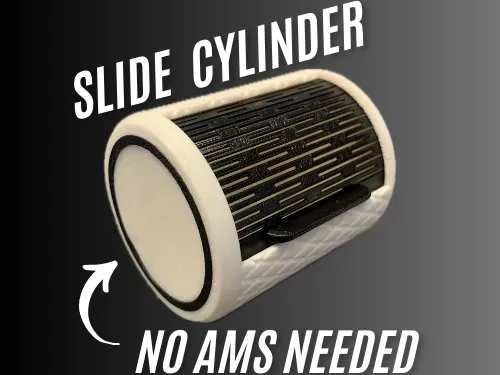 slide cylinder - no ams needed / diamond texture 