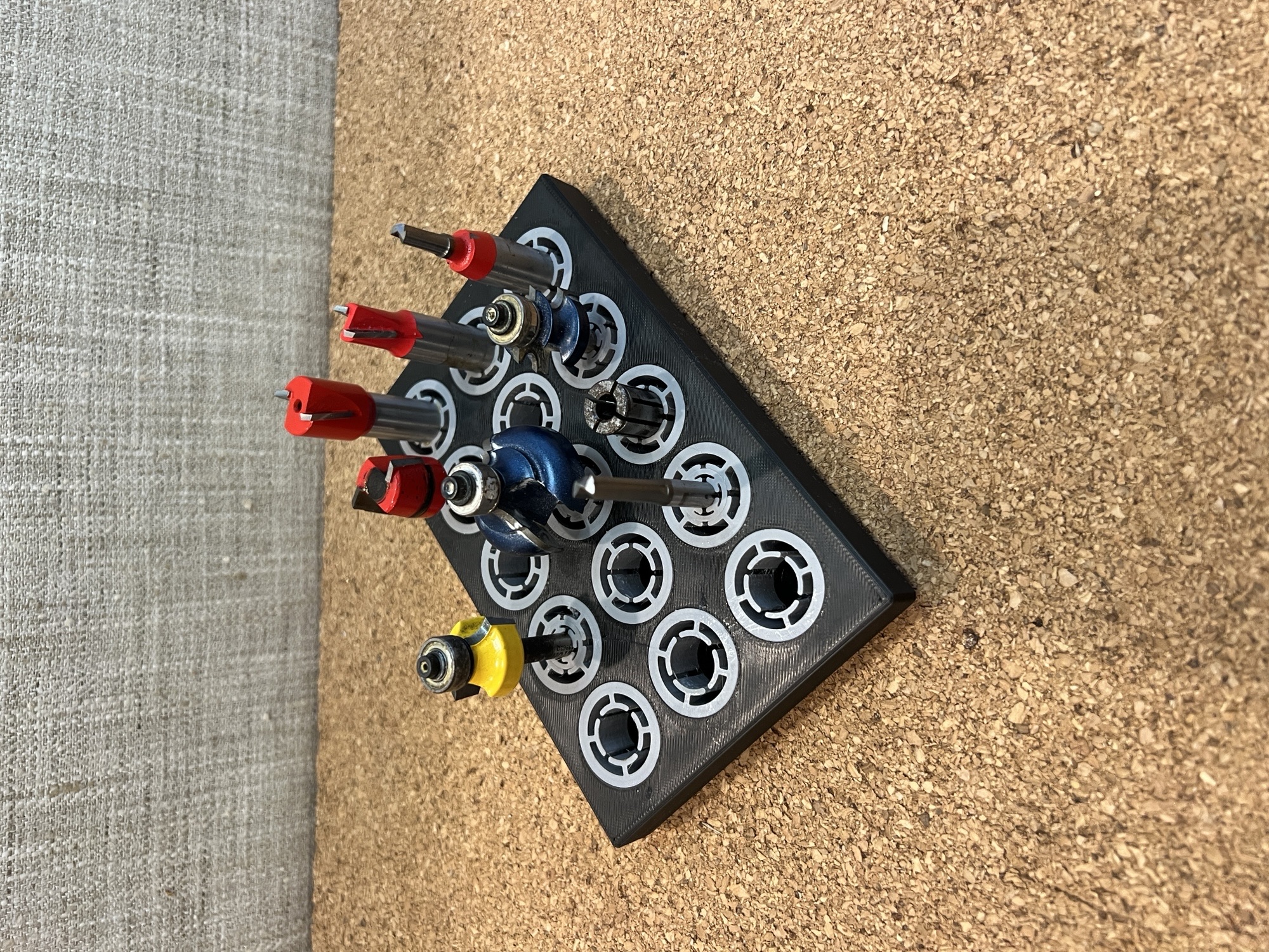 Miniatura 3 do modelo 3D Router Bit Storage