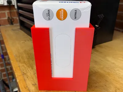Disposable Nitrile Textuered Gloves box Holder