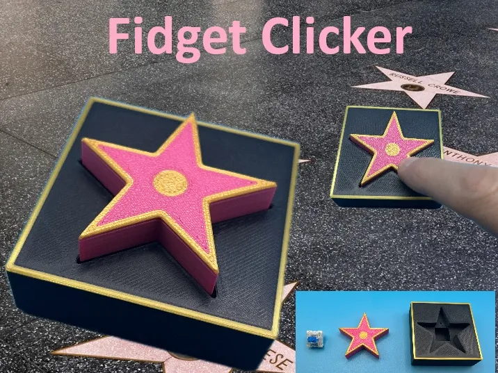 Hollywood Star Fidget Clicker