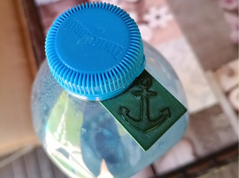Bottle Marking Clips (Customizable Text & Symbols)