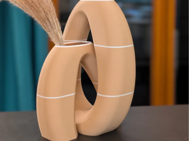 Boho Duo Vase – Modular Interlocking Design