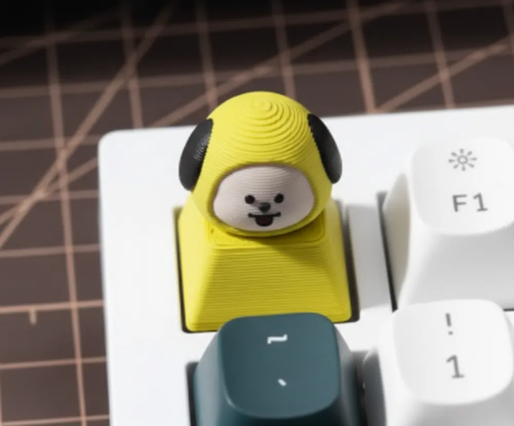Chimmy BT21 (BTS) Keyboard Keycap MX - Free 3D Print Model - MakerWorld