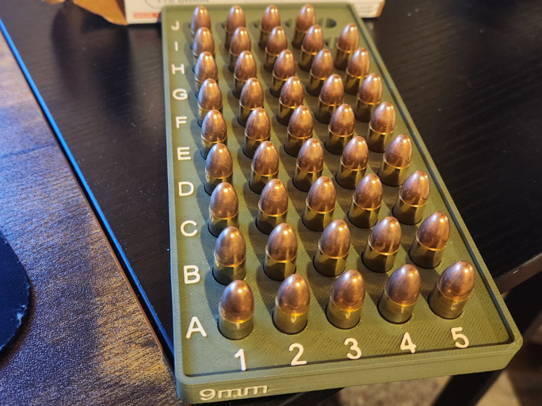 Stackable reloading trays 50rd capacity 