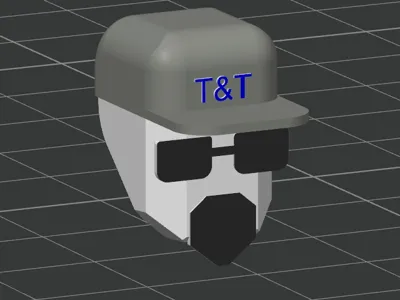 dummy 13 - fly angler head
