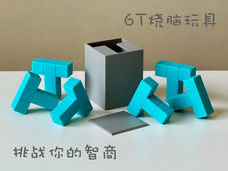 6T烧脑玩具 立体拼图 益智玩具