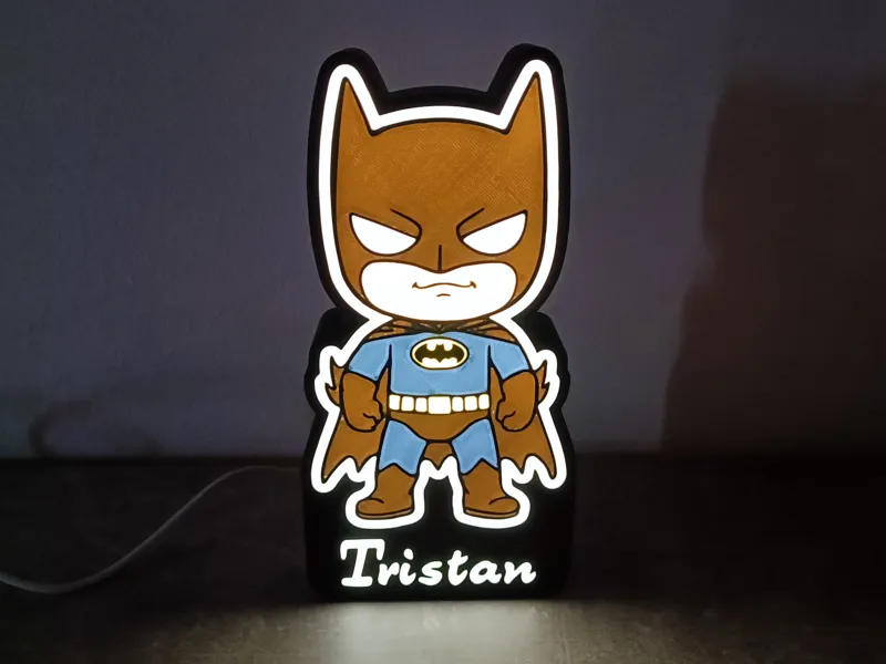 Personalized Batman Lightbox