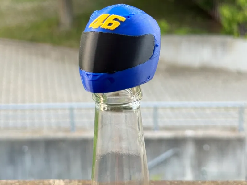 Valentino Rossi 46 Helm für Bierflasche