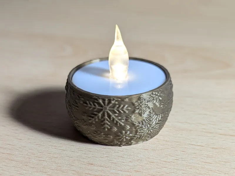 Snowflakes Tealight Candle Holders
