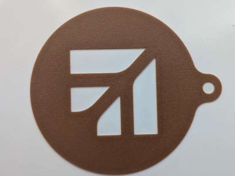 Cessna Logo Coffee Stencil