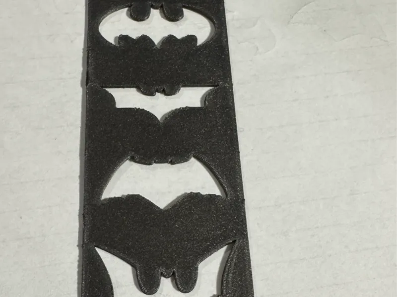Batman Bookmark Stencil 