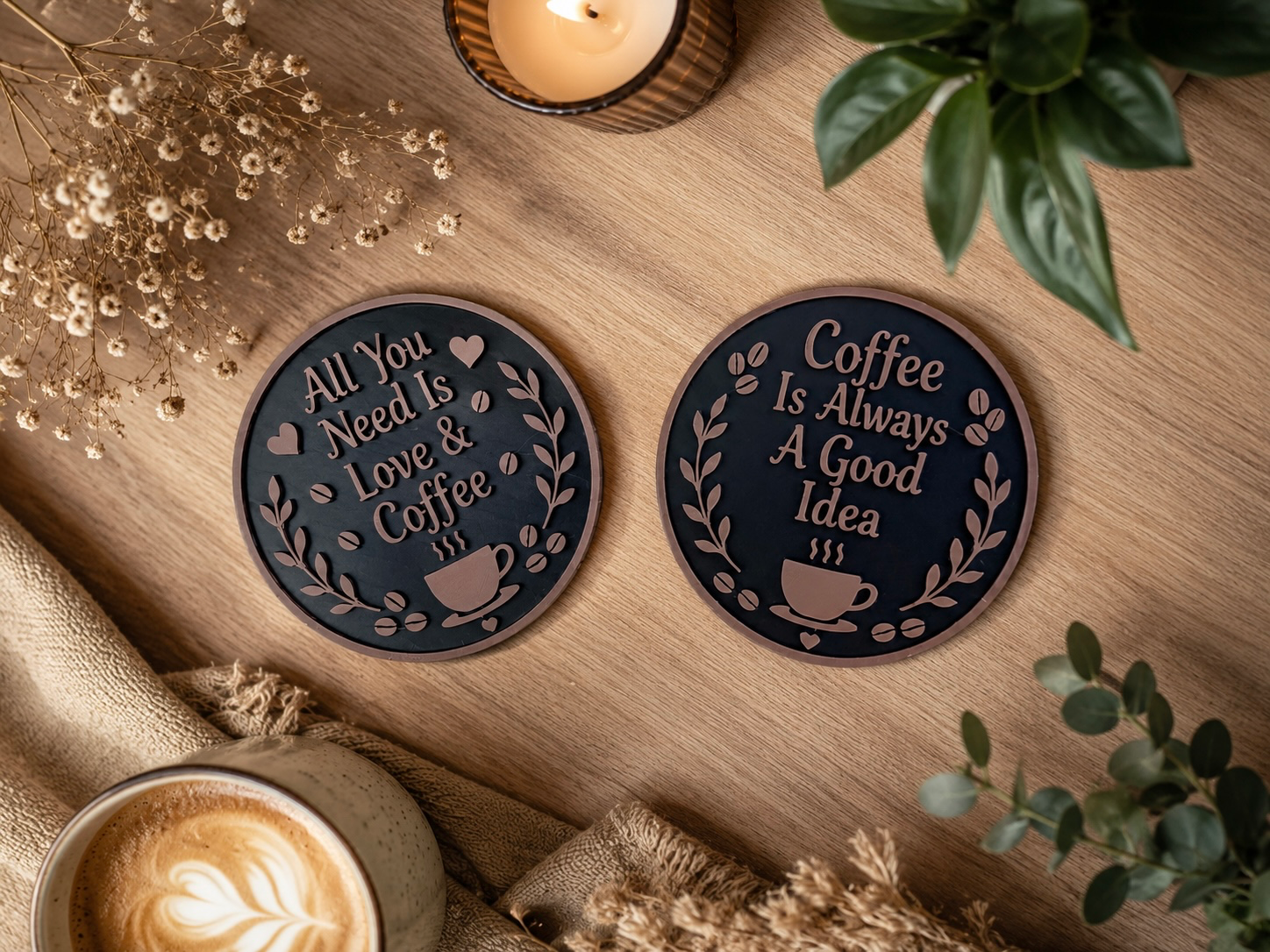 Coffe coasters 
