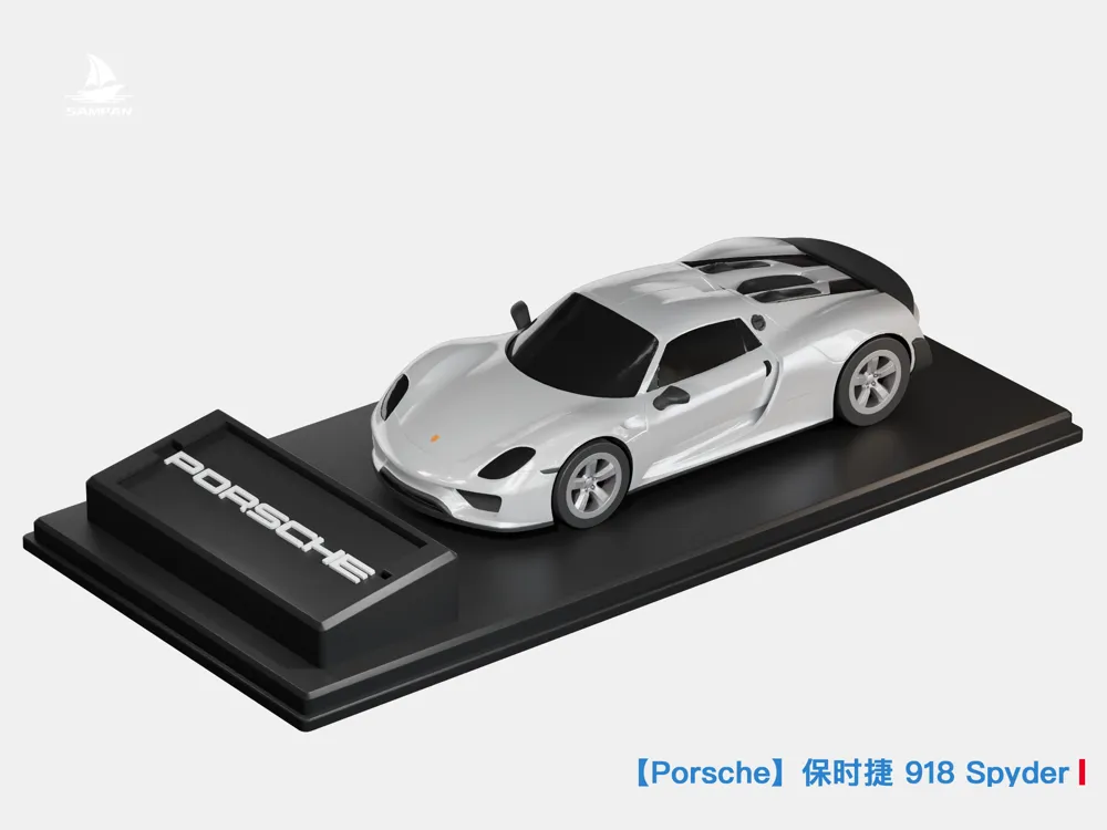 Porsche] Porsche 918 Spyder Hybrid Hypercar Road Car with Display