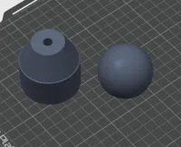 Kugel und Druckstück0.2mm layer, 2 walls, 15% infill