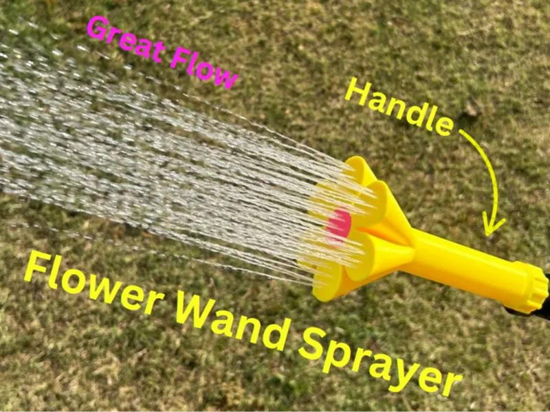 Flower Garden Hose Wand Spray Nozzle