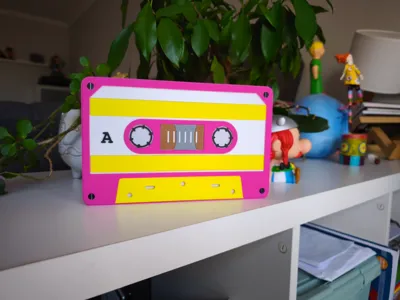 Cassette piggy bank