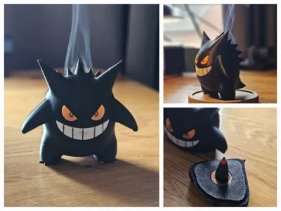 Pokemon Gengar incence holder (No AMS needed)