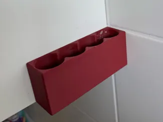 4X toothbrush holder with drain hole