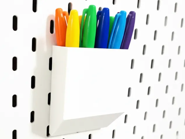 Pen Holder / Bin for IKEA Skadis pegboard