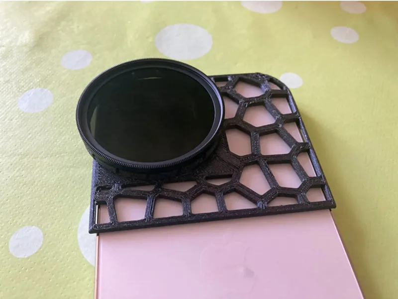 iPhone 12 Pro Max holder for 52mm filter v1