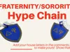 Delta Psi Hyp Chain pendant