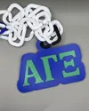 Alpha Gamma Xi Hype Chain Pendant