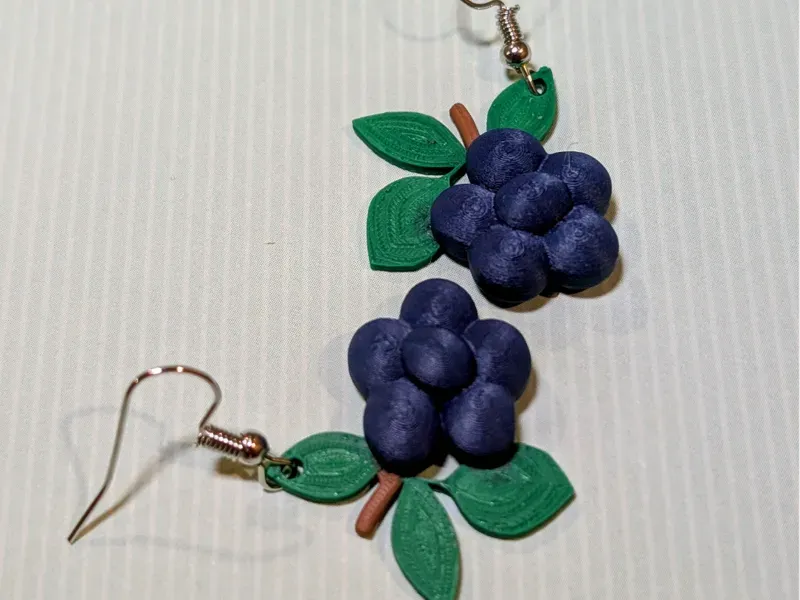 Blueberry Earrings view 2