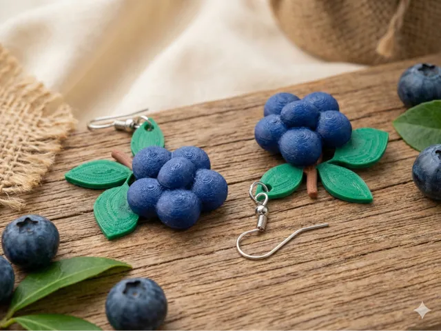 Blueberry Earrings