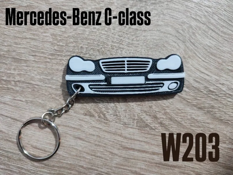 Mercedes W203 keychain (C-class)