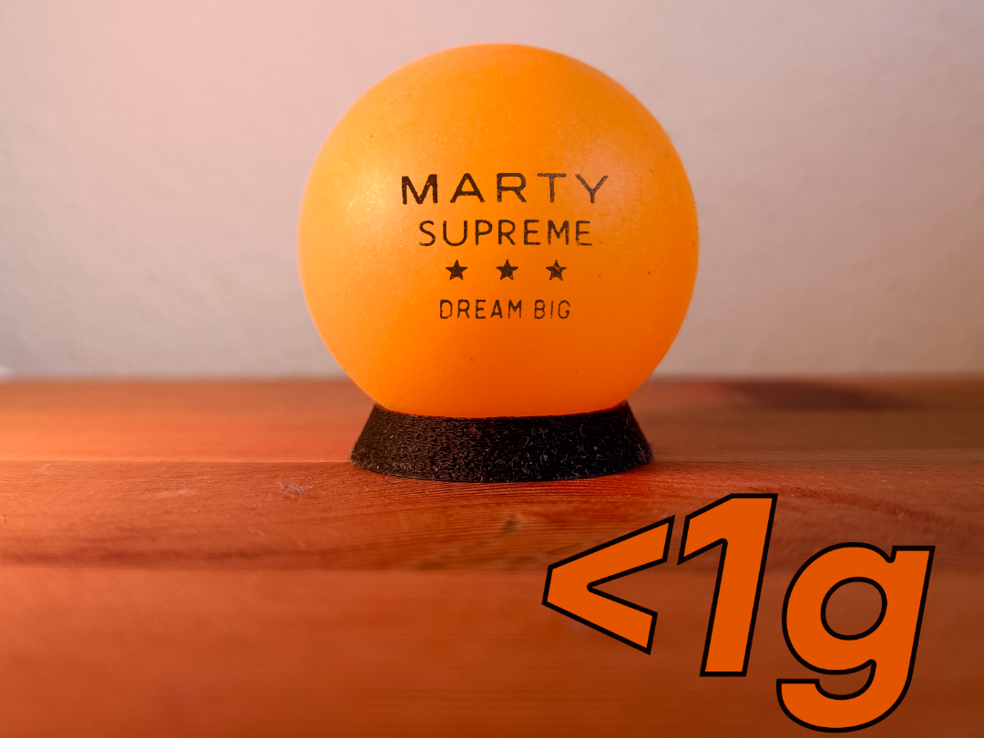 Standfuß für Tischtennisball