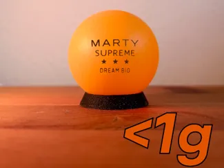 Standfuß für Tischtennisball