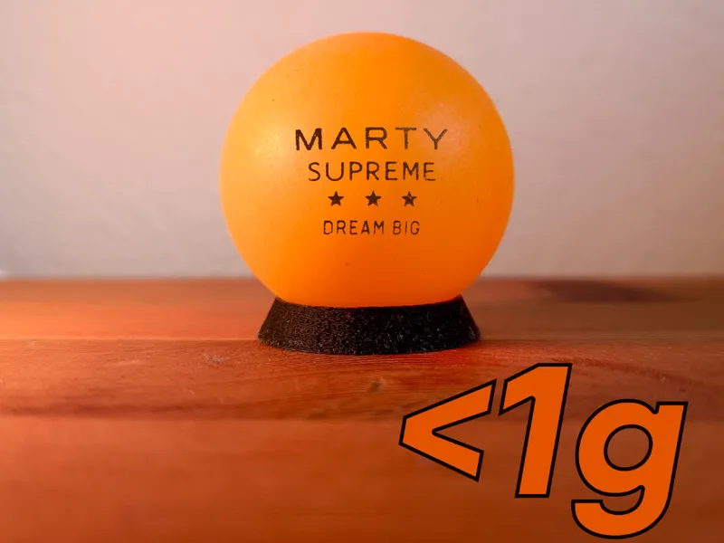 Standfuß für Tischtennisball