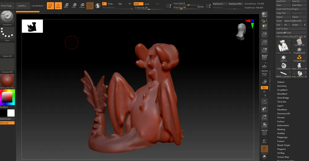 Decorative Dragon Face Midnight Horror Figurine Special Design Collectible Ornament